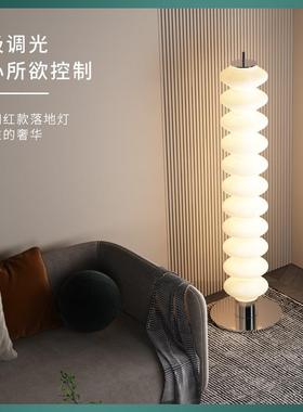 红网落地灯客厅立式轻奢发沙边卧室样11850板间装民宿设计师糖葫