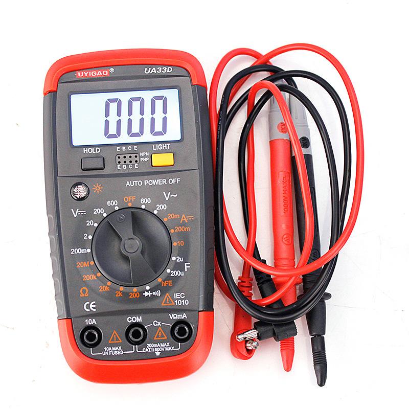 盛手掌数字显示万UUA33D测A3能3D A3U3B 万用表