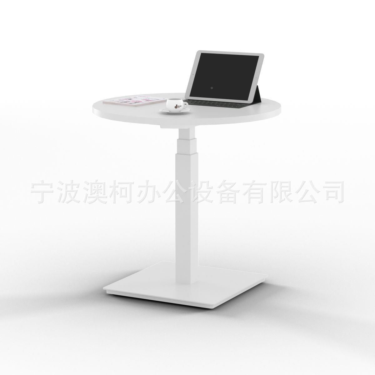 移动站立工台电动降桌 演讲 台 学作习桌402升 床边桌