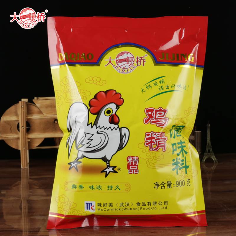 精品大桥鸡精900g2500欢g450g90g2.kg厂家销餐饮商用迎咨询洽直谈