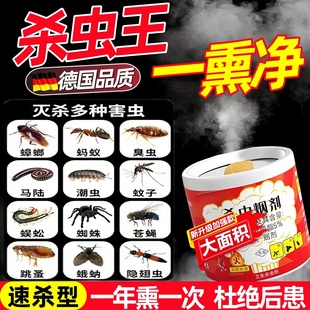 杀虫烟雾剂虫卵双杀家用室内无毒灭蚊烟雾弹全窝端小飞虫蟑螂跳蚤