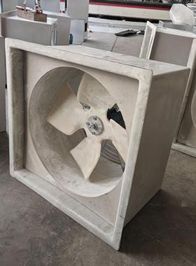 玻璃钢方形壁式轴流风机DFBZ-I-5.00.25KW6170m3/h135pa
