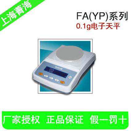上海菁海YP3001N3000g/0.1g电子天平