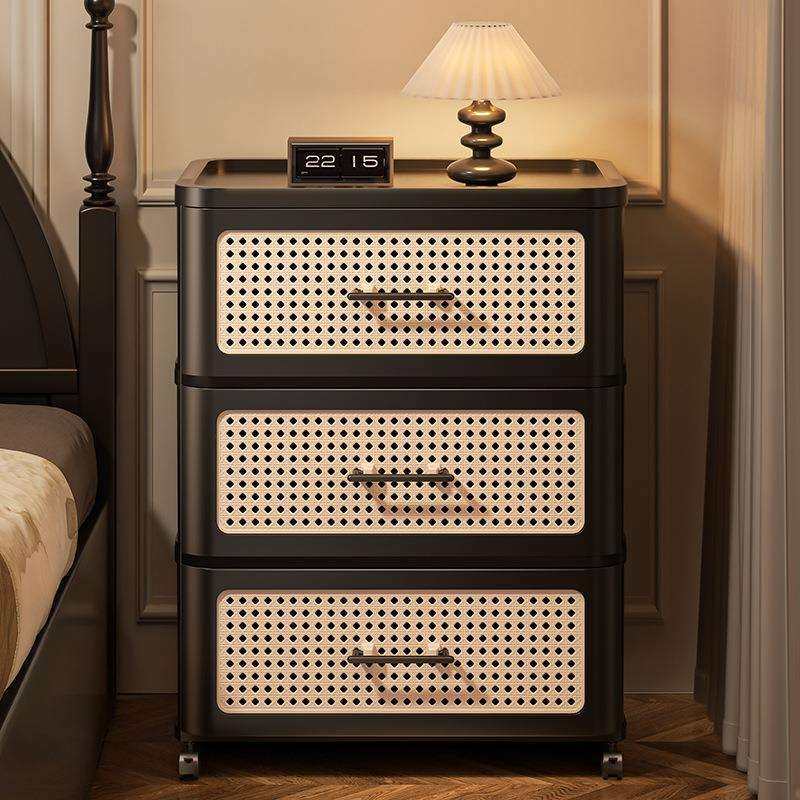 中古风床头柜家用卧室床头收纳柜出租房用简易床边储物柜子置物w&,特色手工艺,其他特色工艺品,淘宝优惠券,粉丝福利购,淘宝优惠卷