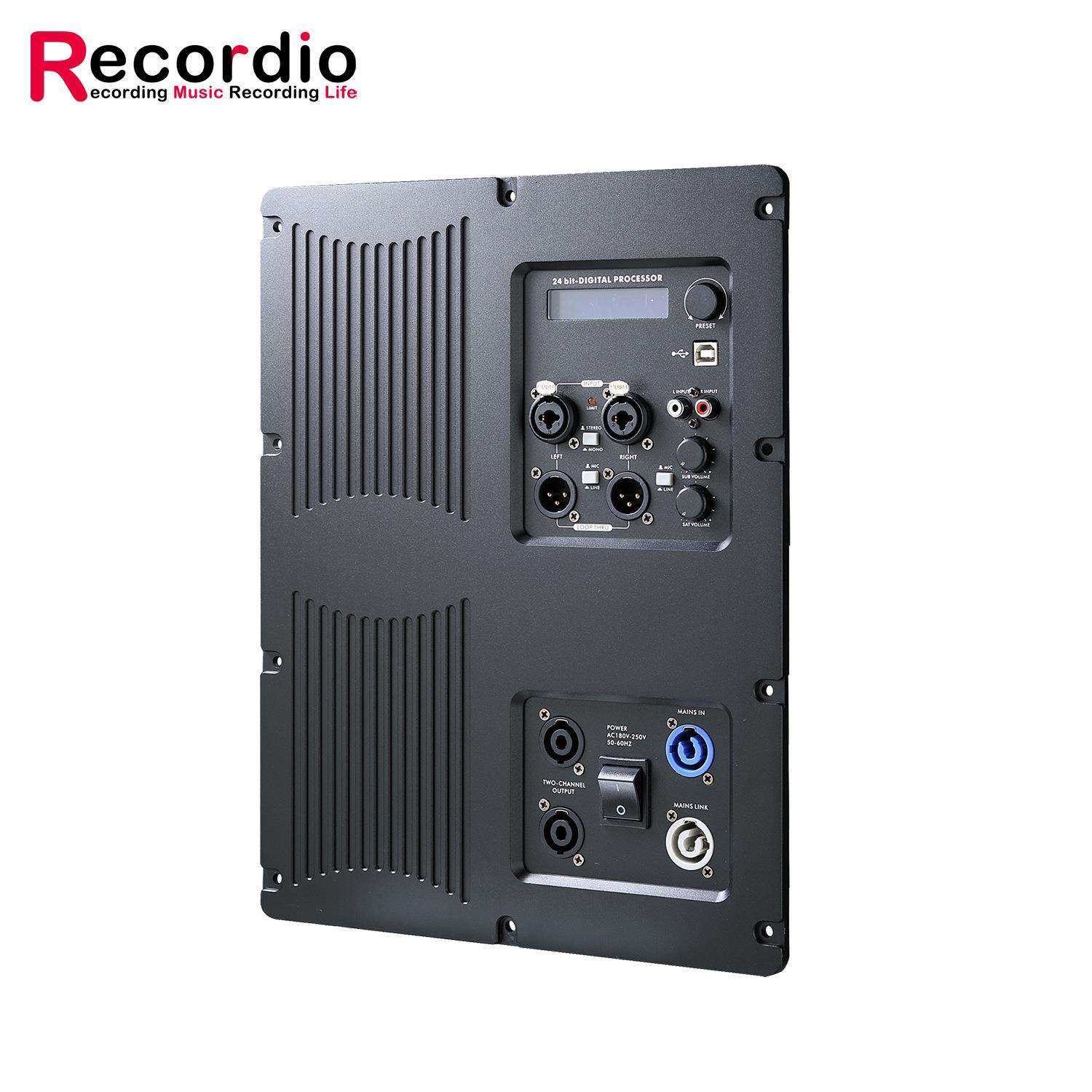 GAP-D3166工厂有源功放1600W演出音箱2进4出大功率功放主板