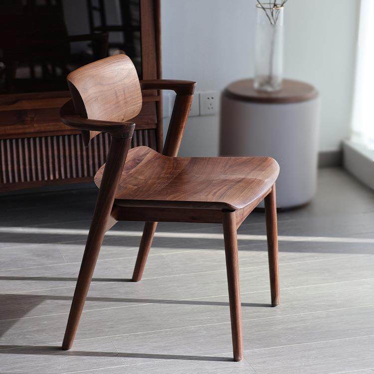 北美黑胡桃木餐椅大靠背餐厅家具大包围短扶手椅子简约现代,畜牧/养殖物资,畜牧/养殖器械,淘宝优惠券,粉丝福利购,淘宝优惠卷