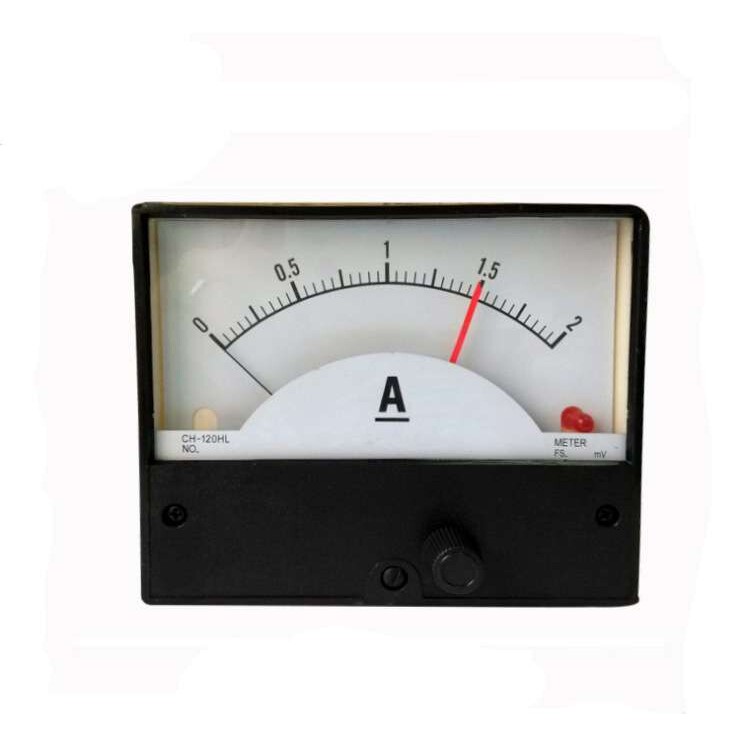 高频机指针式带上限电流报警表控制限流限位报警电流表CH-120H