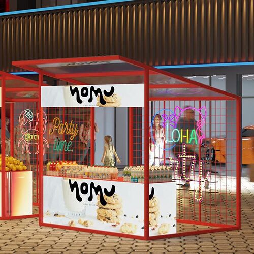公园景区促销架商业活动夜市摊位餐车美食街展示架户外小吃摆摊架