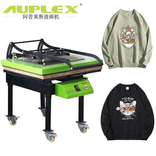 100*120 Pneumatic T-shirt Printing Heat Transfer Press印布机