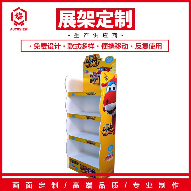 超市地堆桌展示台地堆纸货架促销车促销台展示架折叠移动花车货架