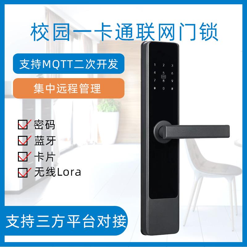 校园一卡通无线联网智能木门防盗门门锁
