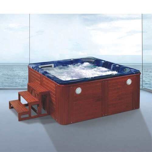 一件起订冲浪按摩缸户外泳池蓝色亚克力恒温浴缸Swing spa pools