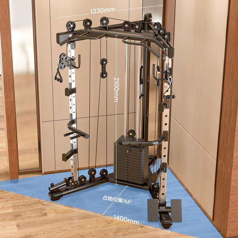 小飞鸟龙门架家用综合训练器材多功能深蹲架高位下拉一体健身器械