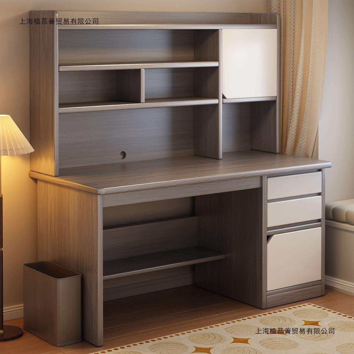 书桌学生家用小学习写字桌卧室电脑桌台式书架书柜一体桌子办公桌,金属材料及制品,金属加工件/五金加工件,淘宝优惠券,粉丝福利购,淘宝优惠卷