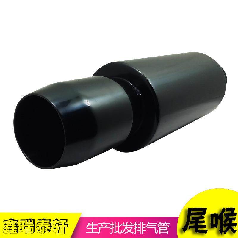 1527钢琴黑汽车小直排鼓改装排气管跑车声音响鼓不锈钢后段直排鼓