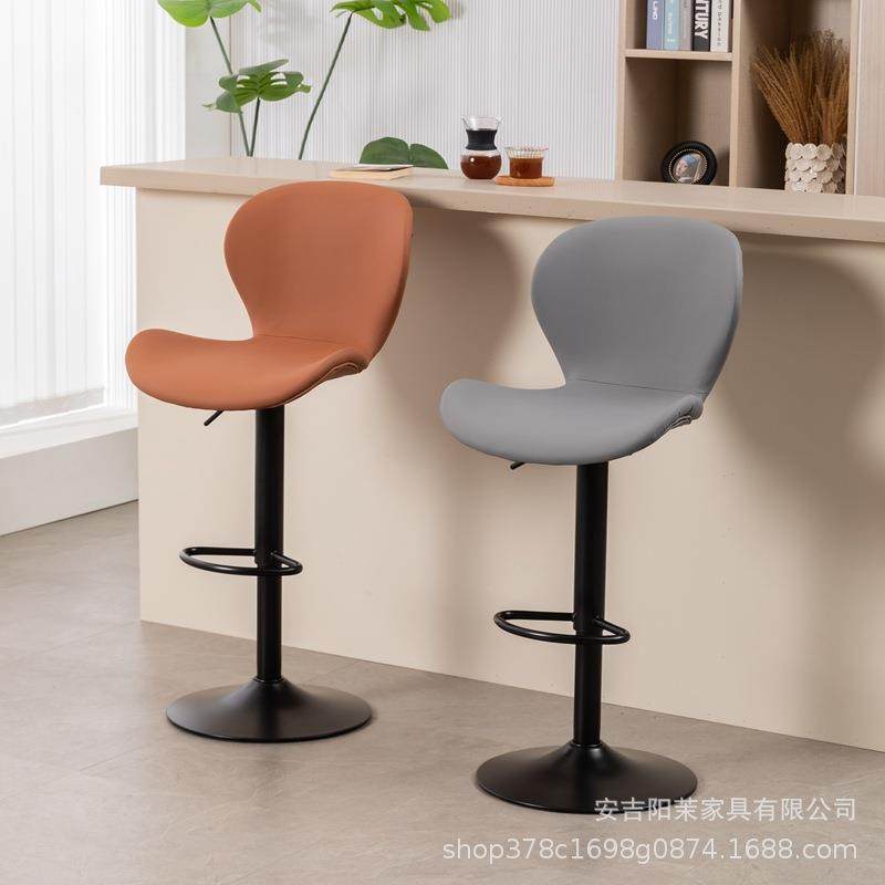 吧台椅椅子升降吧椅靠背吧台凳简约旋转高脚凳意式高脚椅猫抓皮,清洗/食品/商业设备,风口/风叶/风机配件,淘宝优惠券,粉丝福利购,淘宝优惠卷