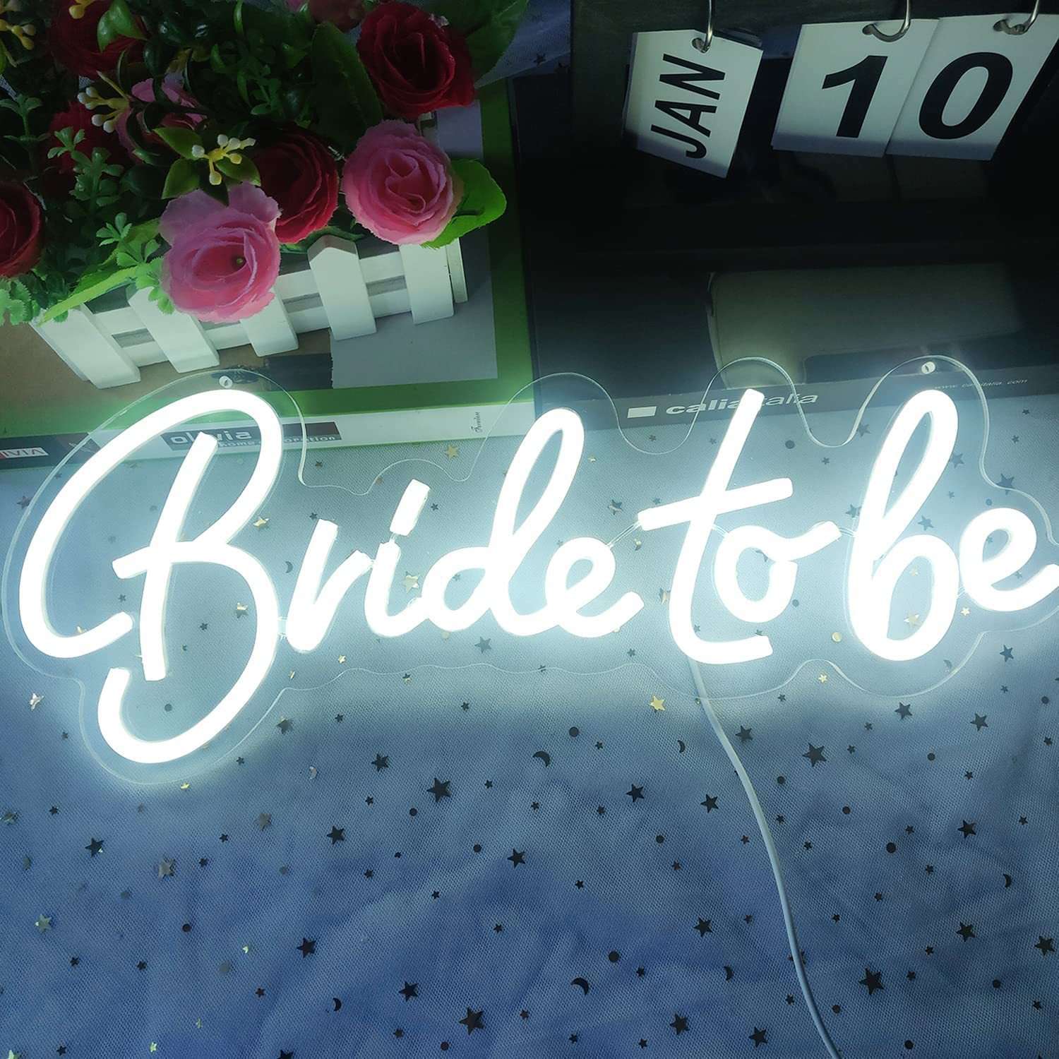 电商bridetobe英文字母霓虹灯造型婚庆婚礼派对布置装饰灯牌