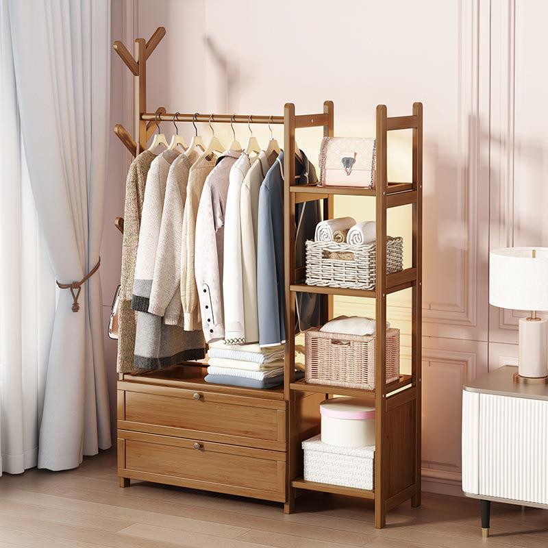 多功能置物架子房间挂衣服架子挂衣架家用衣帽架衣架落地立式卧室