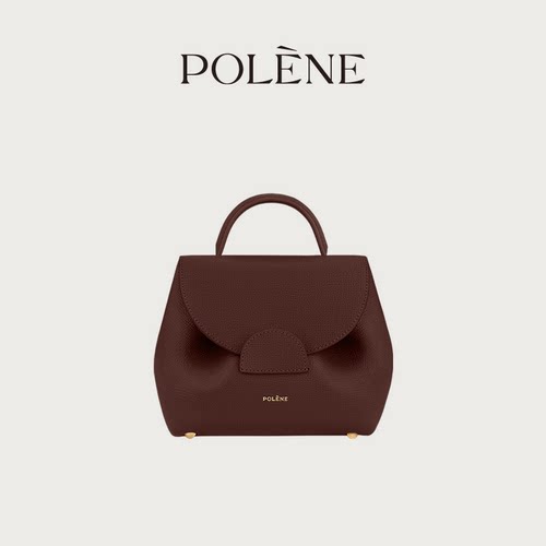 Polene荔枝牛皮手提斜挎包