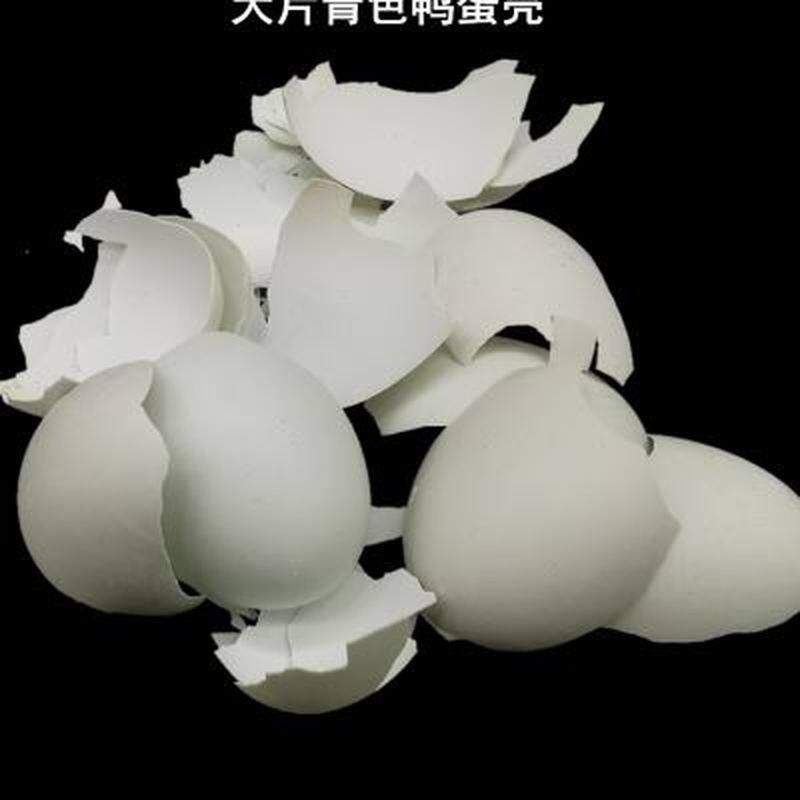 漆画材料大漆材料鸡蛋壳纯白大片鸭蛋壳 蛋壳粉 漆画镶嵌材料 50g