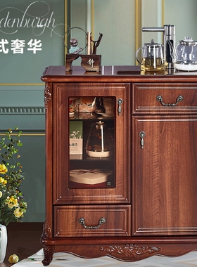 茶吧机家用欧式高端客厅一体柜带