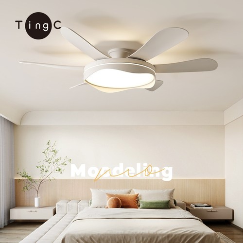 风扇灯2025新款餐厅灯风扇一体智