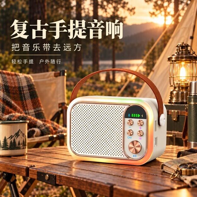 LED桌面氛围蓝牙音箱多功能游戏