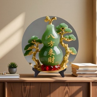 八方来财山水呈瑞精致相框卧室摆台桌面客厅摆件装饰画送朋友礼品