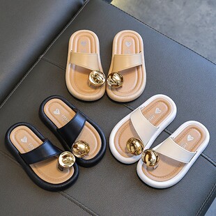 儿童拖鞋爆款公主高跟洋气女童外穿宝宝时尚网红软底韩版外出凉拖