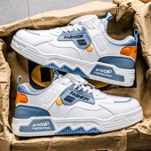 透气小白鞋 2025新款 子男潮流百搭厚底运动鞋 休闲板鞋 男鞋 潮鞋 夏季