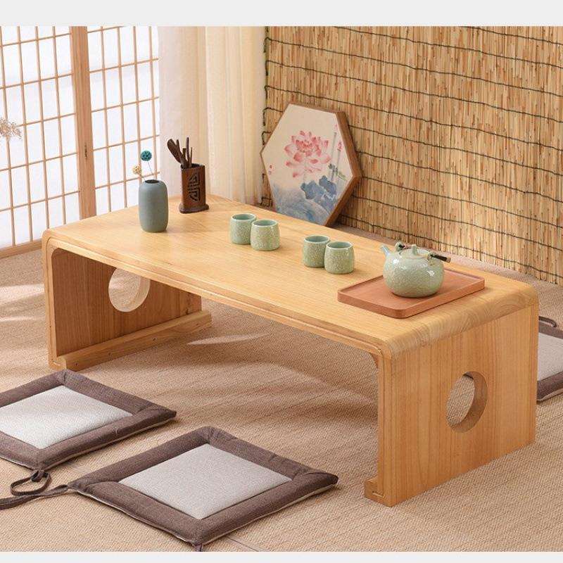 古琴桌凳飘窗桌榻榻米小茶几炕桌国学桌培训班桌子阳台桌实木中式