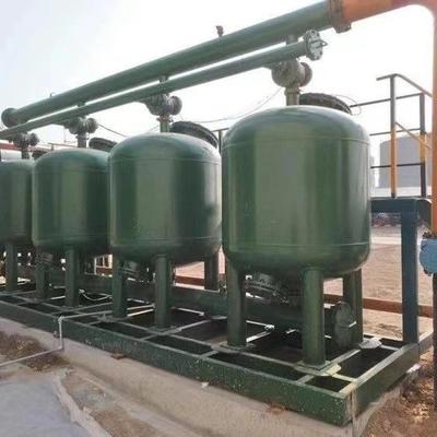 按需供货多罐并联砂滤器采用布集水装置内源反洗方式