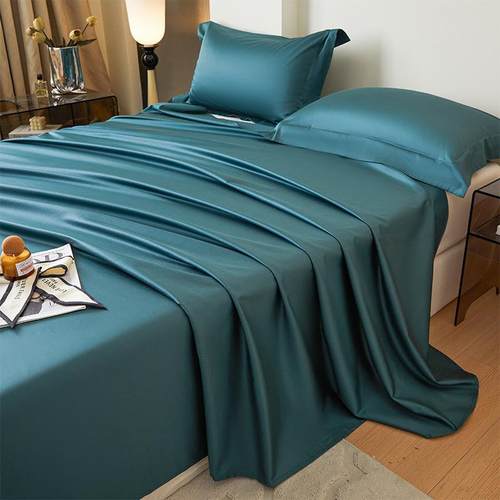 100支长绒棉床笠单件床单简约纯棉全棉床垫保护套床垫罩