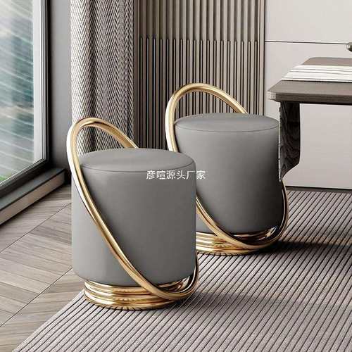 梳妆台凳子家用客厅茶几凳简约卧室化妆凳泡茶桌客人椅主人椅