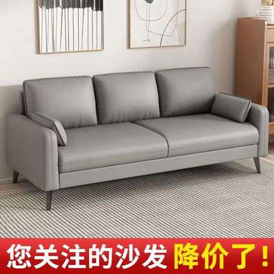 卧室沙发小户型公寓出租房双人小沙发懒人客厅服装店休息区赵之郑
