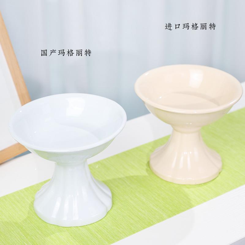小原流专业花器陶瓷日式白色花道插花小原流花道花器