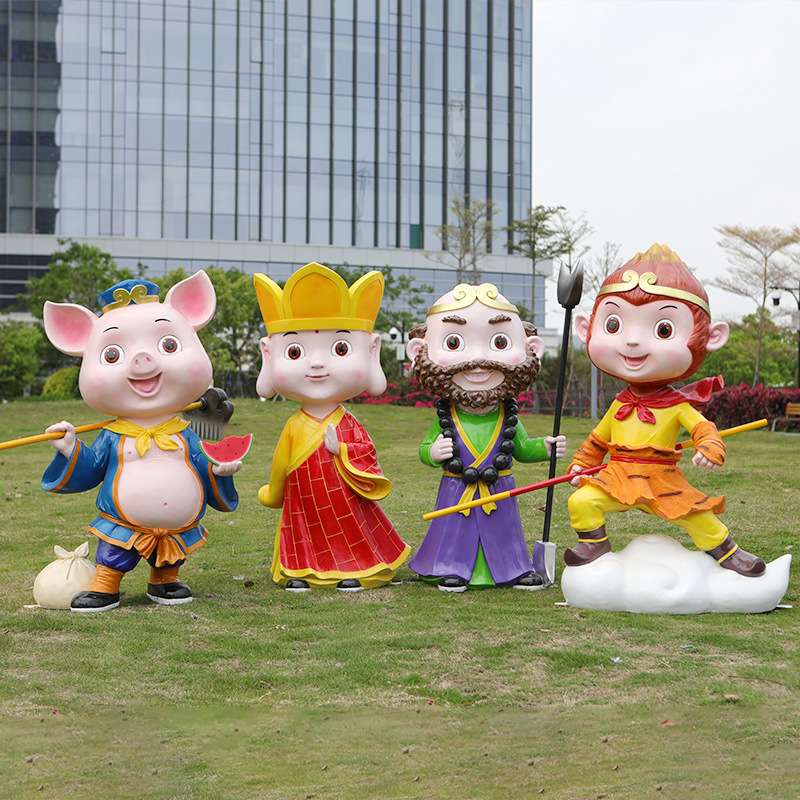 璃钢雕塑摆件齐天大圣孙悟空猪八戒沙僧唐僧户外景区西游记人物
