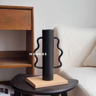 高级感现代艺术花瓶家居软装桌面插花摆件