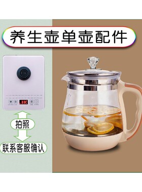 适用于小浣熊养生壶通用配件玻璃单壶身体A15W6 H6 H16 XH810A H8
