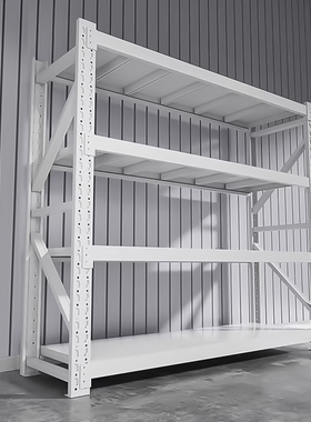 货架置物架多层商用架子超市储物架落地收纳架超强承重快递展示柜