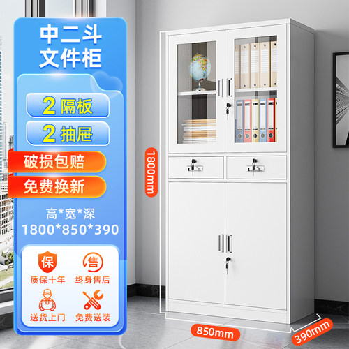 中二斗办公室铁皮文件柜