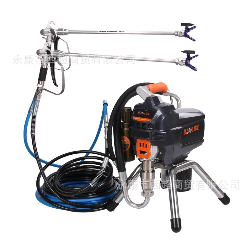 涵轩新款柱塞高压无气喷涂机喷乳胶漆涂料全自动多功能油漆喷漆机