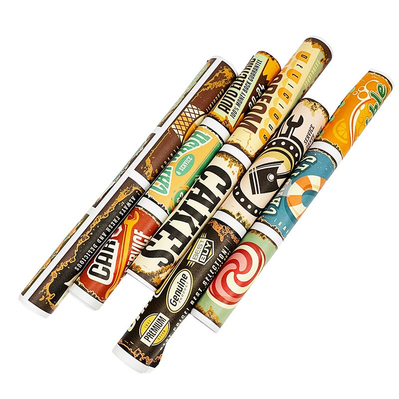 书桌贴纸卡通墙纸自粘防潮涂鸦壁纸卧室客厅个性背景墙宿舍即时贴