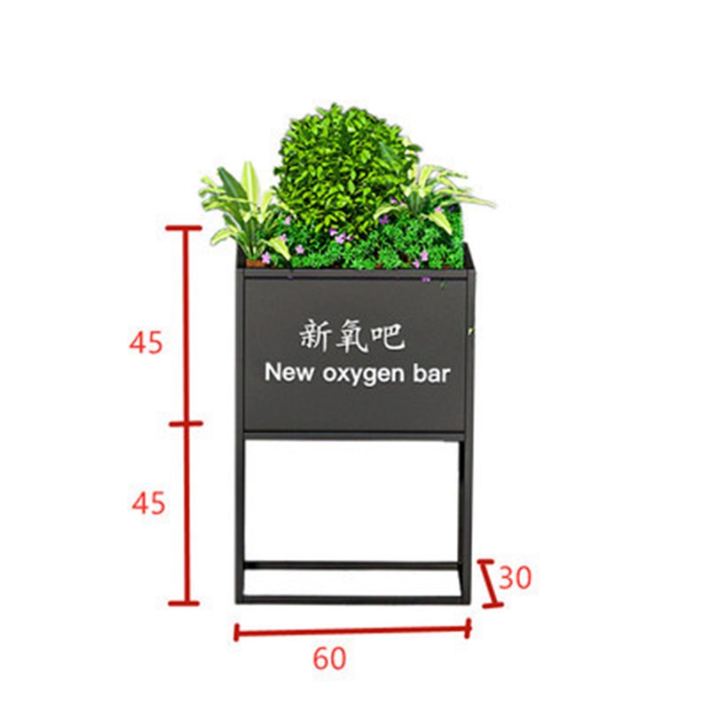 铁艺花箱户外花坛组合室外广场休闲店铺外摆花槽花池花架隔断
