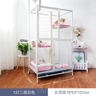 新款猫笼猫别室墅家用大内猫咪猫窝子不占地猫屋猫舍猫笼超自由空