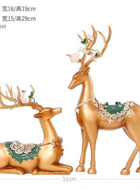 新款乔迁新电件居礼品发树财酒柜装饰品摆家居客厅视柜摇钱树新房