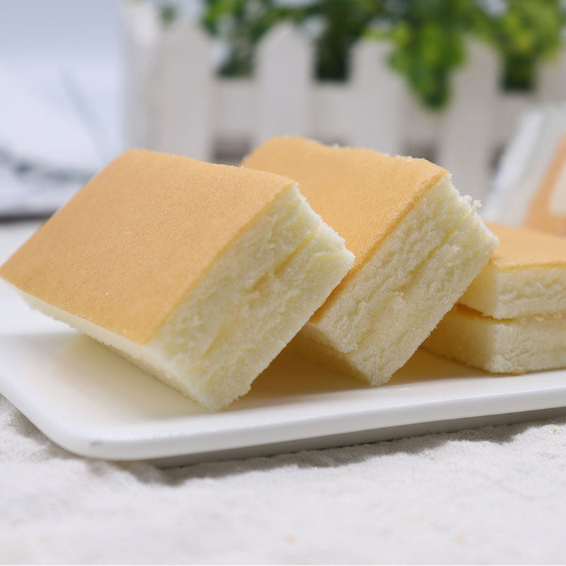 遂雅老式奶油夹心长崎纯蛋糕营养早餐糕点点心面包便宜休闲零食