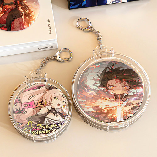 吧唧保护套透明挂件防刮防摔