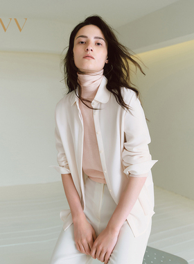 OVV2025秋冬新款日本进口三醋酸面料经典长袖休闲衬衫GNEAJ35102A