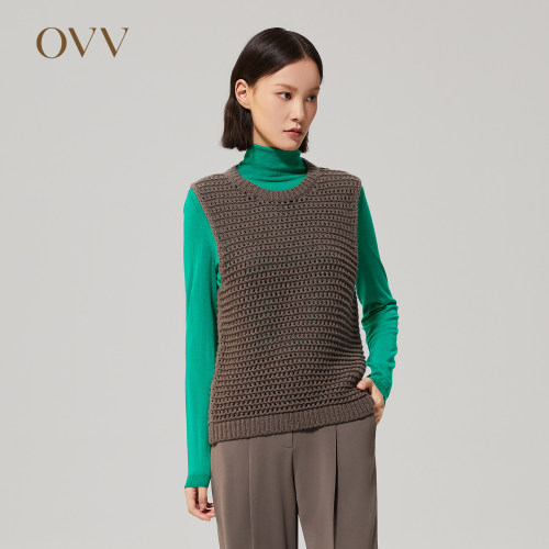 OVV秋冬女装OVV山羊绒复古